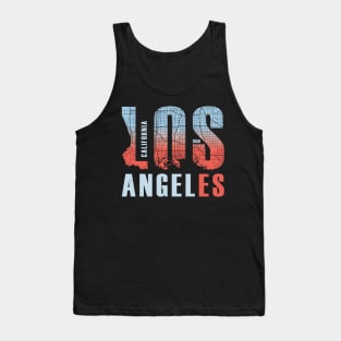 Los Andeles (LA) California city map typography-1850 Tank Top